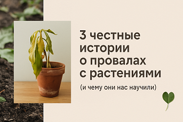 3 честные истории о провалах с растениями (и чему они нас научили)